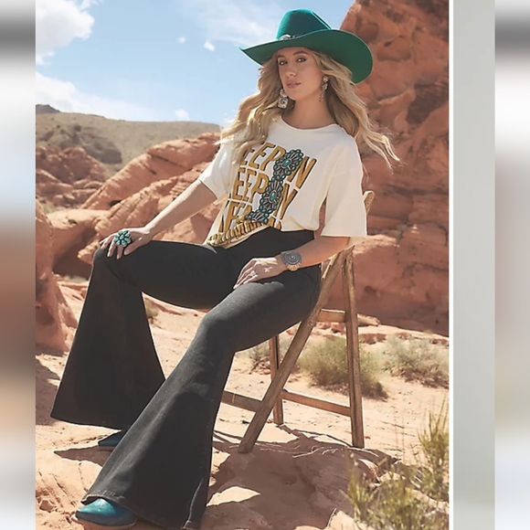 WRANGLER Retro Denim Bell bottoms - Picture 1 of 12